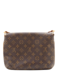 Pre-loved Louis Vuitton Vintage 2001 Monogram Musette Tango Bag, Brown