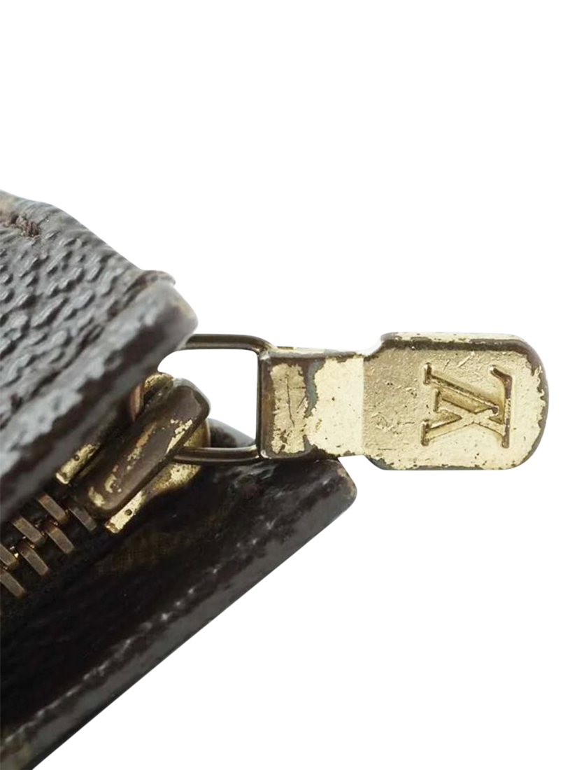 Product image 6 of 9, which shows Pre-loved Louis Vuitton Vintage 1999 Monogram Pochette Toilette 25 Bag, Brown