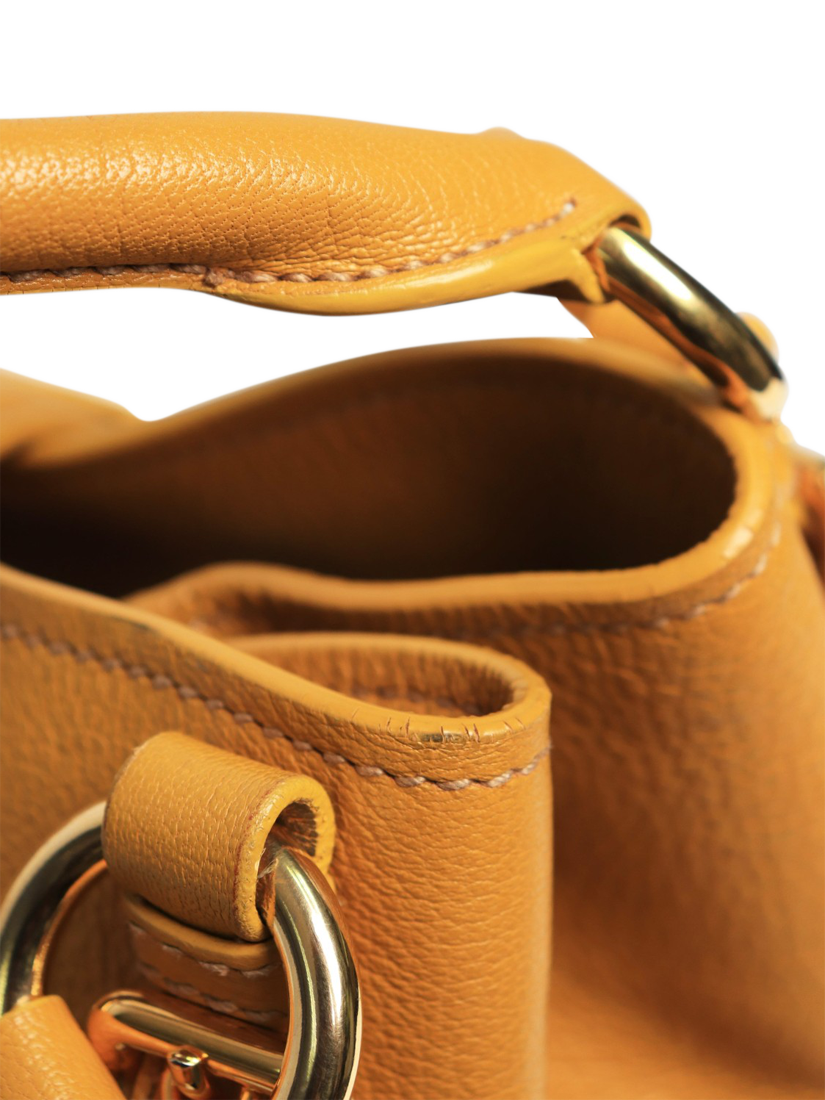 Product image 7 of 9, which shows Pre-loved Miu Miu 2-Way Leather Bag, Mustard