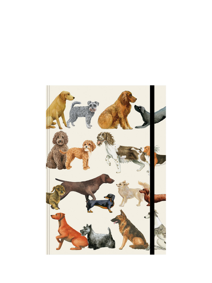 Emma Bridgewater A5 Dogs Notebook, Multi, Multi