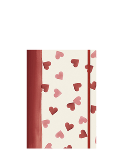 Emma Bridgewater A5 Hearts Notebook, Multi, Multi