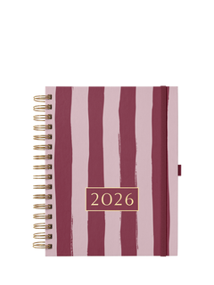 Busy B A5 Stripe To Do 2026 Diary, Red