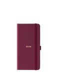 Busy B Slim 2026 Diary, Burgundy