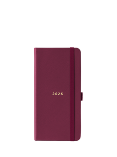 Busy B Slim 2026 Diary, Burgundy