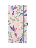 Busy B Slim Floral 2026 Diary, Pink