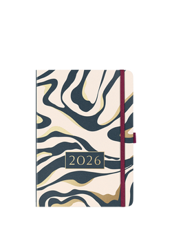 Busy B Wave Busy Life 2026 Diary, Black, Black