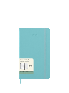 Moleskine Large Weekly 2026 Diary, Aquamarine