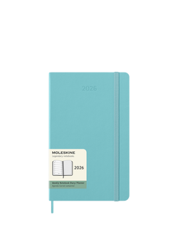Moleskine Large Weekly 2026 Diary, Aquamarine, Aquamarine