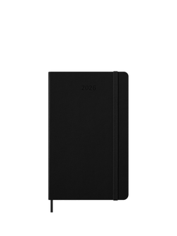 Moleskine Large Day Per Page 2026 Diary, Black - view 2, Black