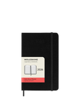 Moleskine Pocket Day Per Page 2026 Diary, Black