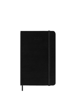 Moleskine Pocket Day Per Page 2026 Diary, Black - view 2, Black