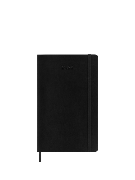 Moleskine Large Day Per Page 2026 Diary, Black - view 2, Black