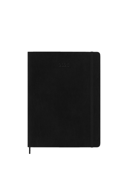 Moleskine XL Weekly 2026 Diary, Black - view 2, Black