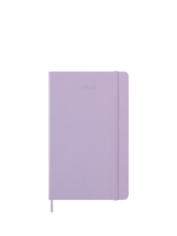 Moleskine Large Day Per Page 2026 Diary, Pastel Lilac - view 2, Pastel Lilac