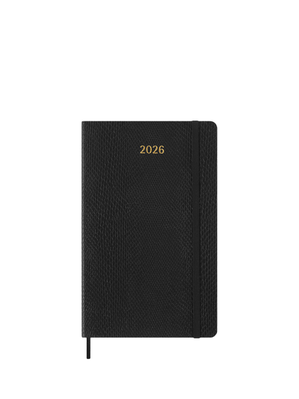 Moleskine Vegea Python 2026 Diary,  Mamba Black, Mamba Black