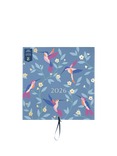 Busy B Birds Floral Large Family 2026 Calendar, Blue