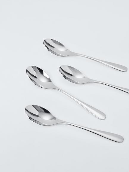 John Lewis Brook Stainless Steel Dessert Spoons, Set of 4 - view 2, 