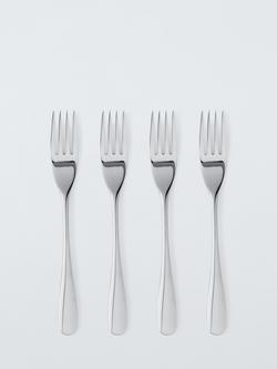 John Lewis Brook Stainless Steel Table Forks, Set of 4, 