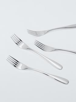 John Lewis Brook Stainless Steel Table Forks, Set of 4 - view 2, 