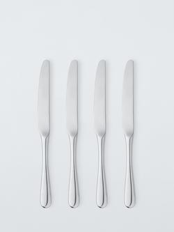 John Lewis Brook Stainless Steel Table Knives, Set of 4, 