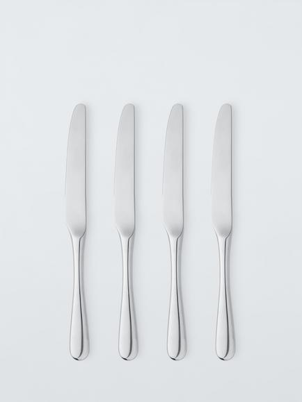 John Lewis Brook Stainless Steel Table Knives, Set of 4, 