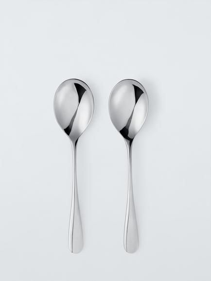 John Lewis Brook Stainless Steel Table Spoons, Set of 2, 