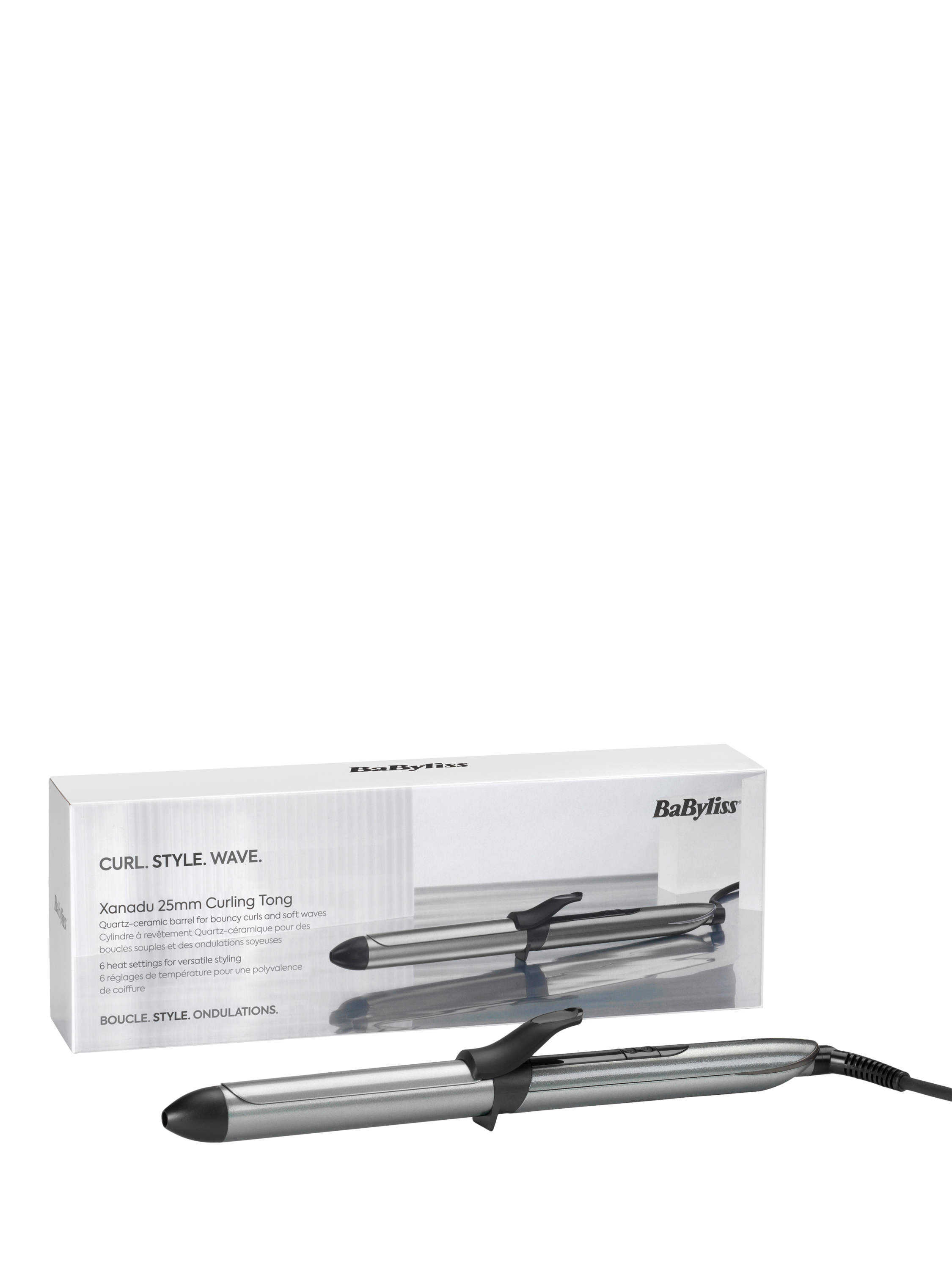 Product image 5 of 7, which shows BaByliss Xanadu Curling Tong, Green