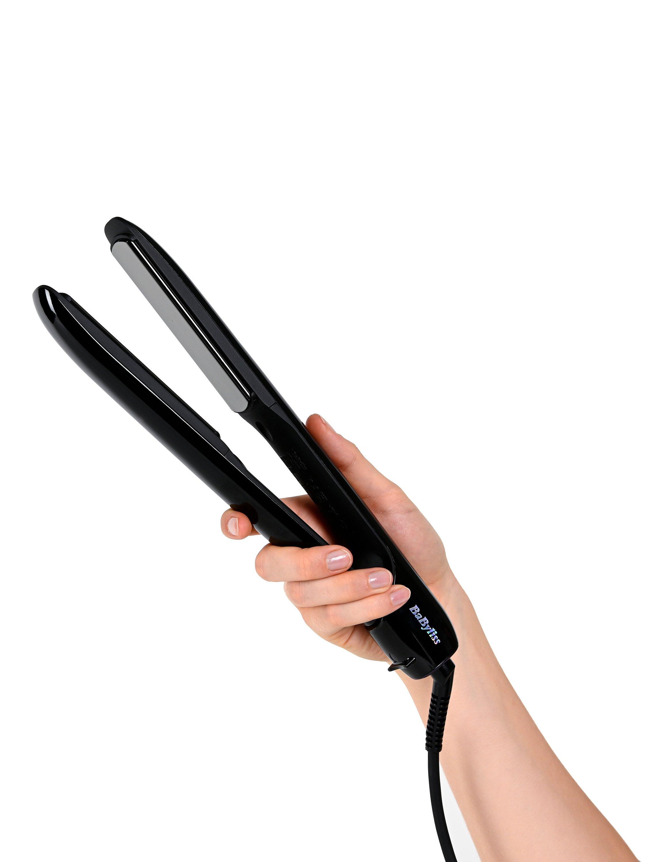 Product image 8 of 9, which shows BaByliss Sensor Protect Styler Intelligent Hair Straighteners, Black