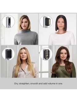 BaByliss Air Wand Limited Edition Hair Dryer, Smoothing & Volumising All-in-One, Silver - view 2, Silver