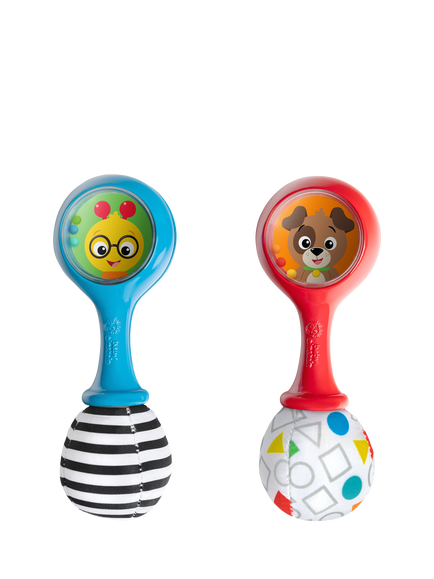 Baby Einstein Shake & Groove Toy Maracas, Multi