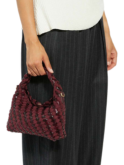 Dune London Dinkydeliberate Woven Grab Bag - view 2, Purple