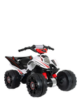 INJUSA Mercedes Quad The Beast 12V Electric Ride-On Toy, White/Red