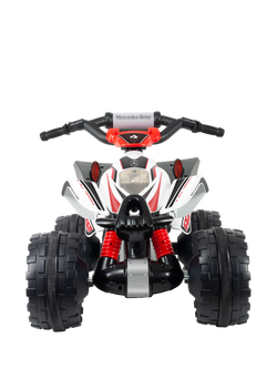 INJUSA Mercedes Quad The Beast 12V Electric Ride-On Toy, White/Red - view 2, White/Red