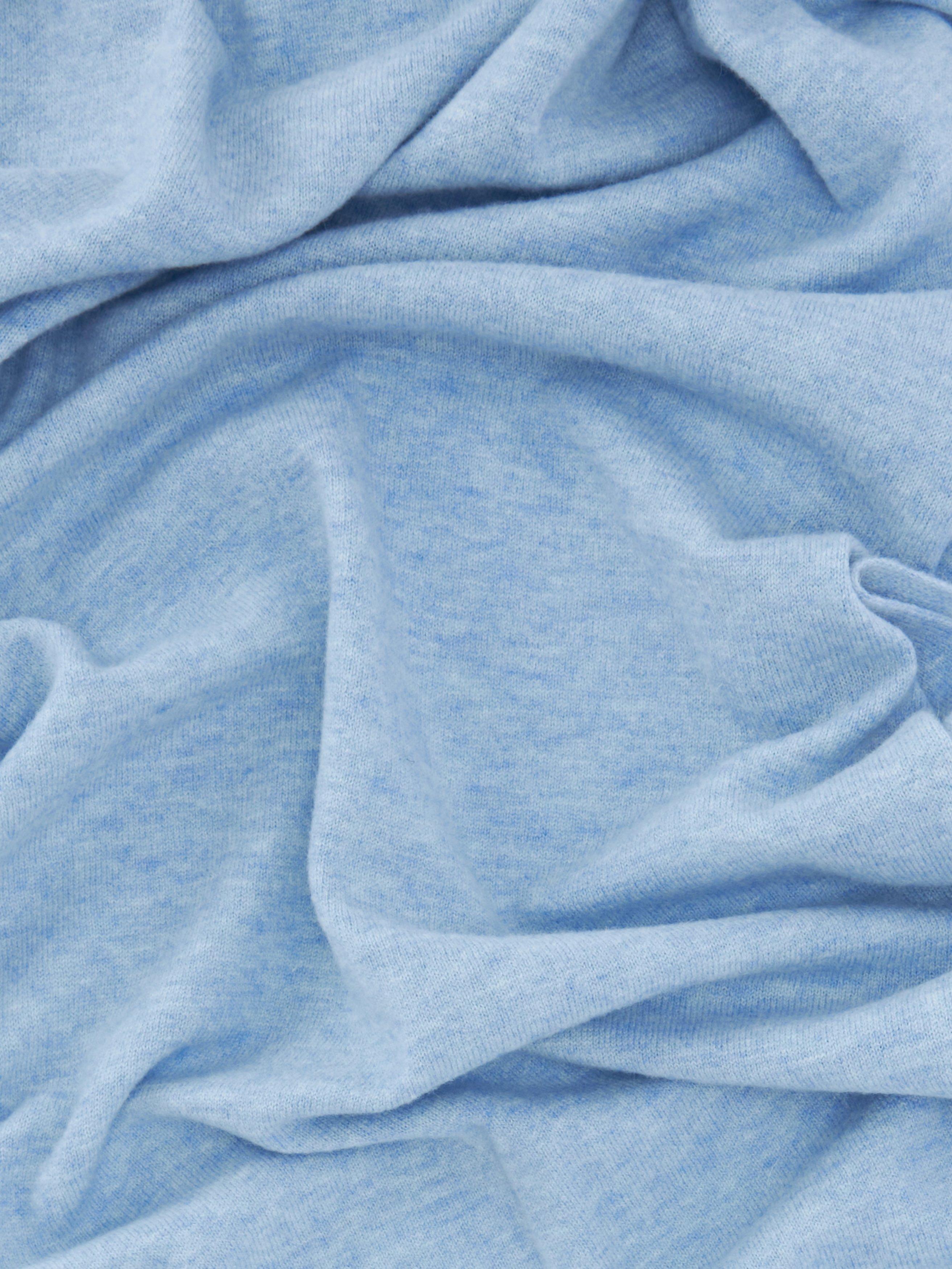 Product image 3 of 5, which shows John Lewis Wool Wrap Scarf, Blue