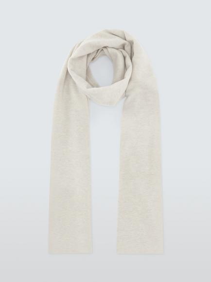 John Lewis Wool Wrap Scarf - view 2, Cream