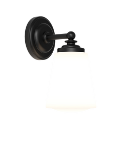 Astro Anton Bathroom Wall Light, Black, Black