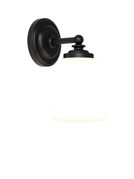 Astro Anton Bathroom Wall Light, Black, Black