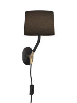 Astro Arbor Plug-In Wall Light, Black