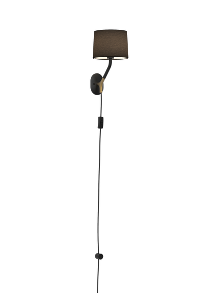 Astro Arbor Plug-In Wall Light - view 2, Black