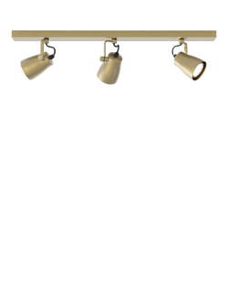 Astro Juno 3 Spotlight Ceiling Bar, Metallic Brass, Metallic Brass