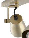 Astro Juno 3 Spotlight Ceiling Bar, Metallic Brass