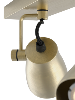 Astro Juno 3 Spotlight Ceiling Bar, Metallic Brass - view 2, Metallic Brass