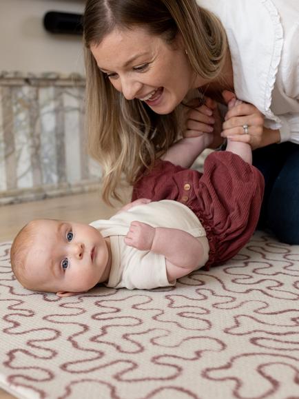 Totter + Tumble Brecon Weaver Extra Large Reversible Playmat, Multi - view 2, Multi