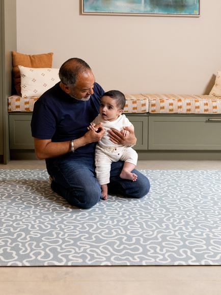Totter + Tumble Pembroke and Holbein Extra Large Reversible Playmat, Multi - view 2, Multi