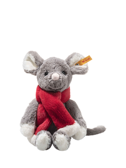 Steiff Cosy Christmas Mia Mouse Soft Toy, Multi