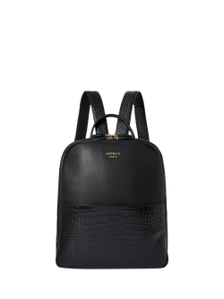 OSPREY LONDON Kellie Leather Backpack, Black