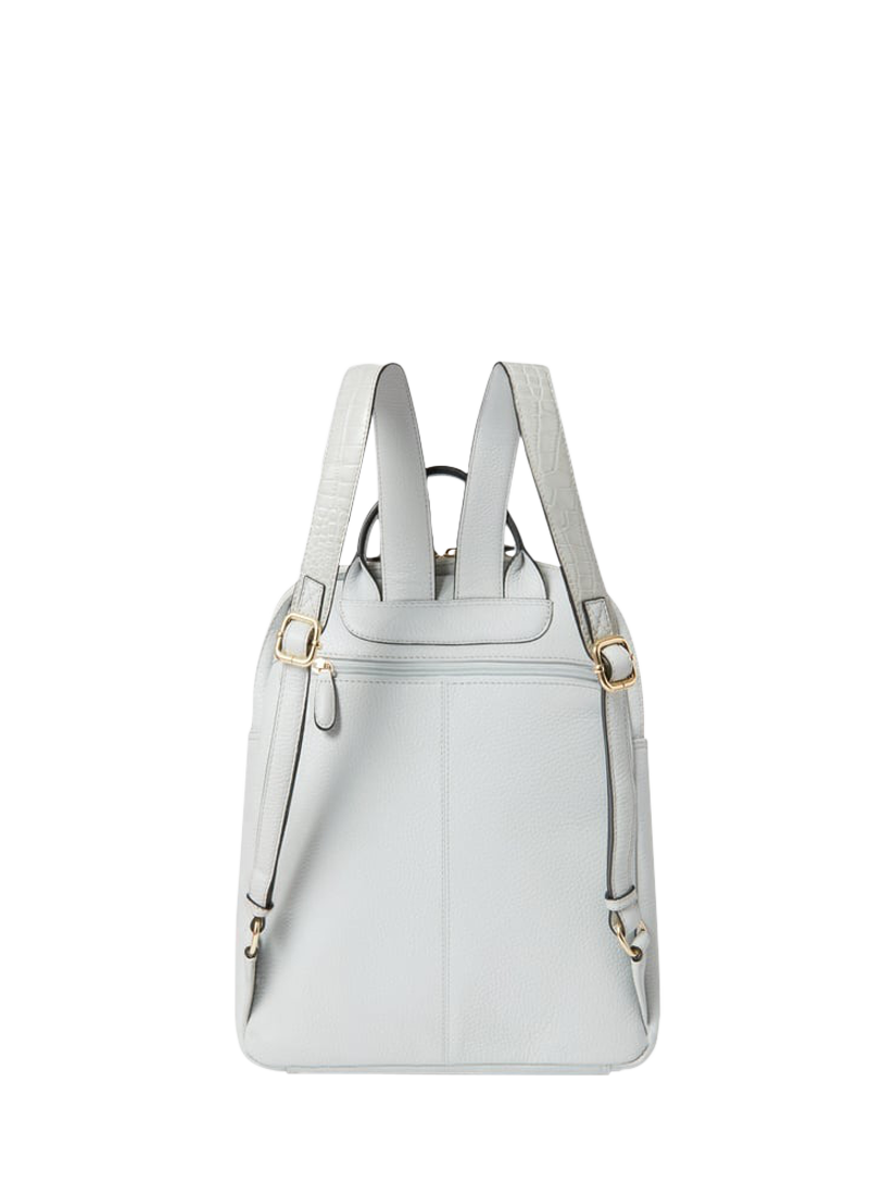 Product image 2 of 5, which shows OSPREY LONDON Kellie Leather Backpack, Mist
