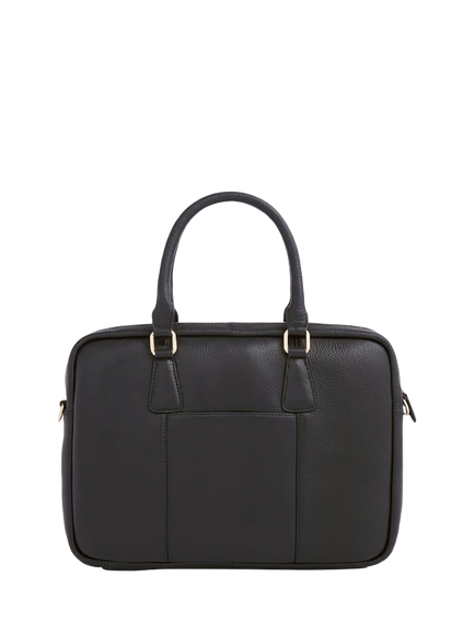 OSPREY LONDON Adaline Leather Laptop Bag - view 2, Black