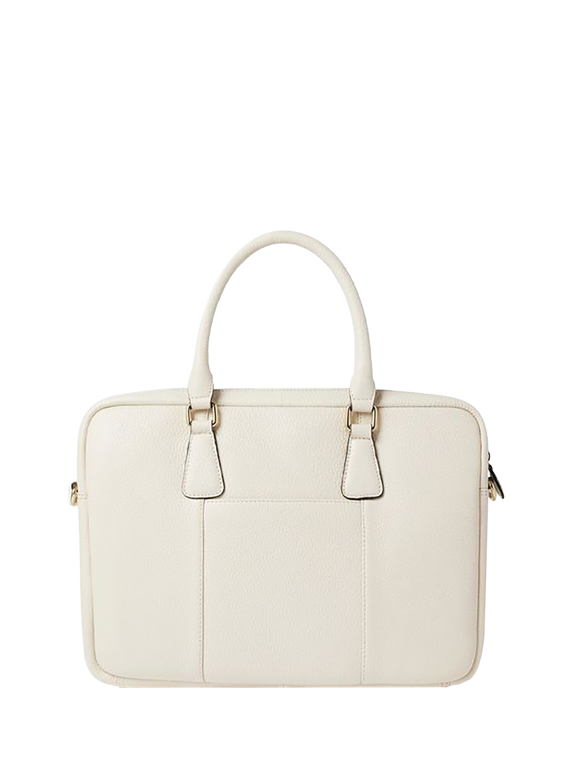 Product image 2 of 5, which shows OSPREY LONDON Adaline Leather Laptop Bag, Dove