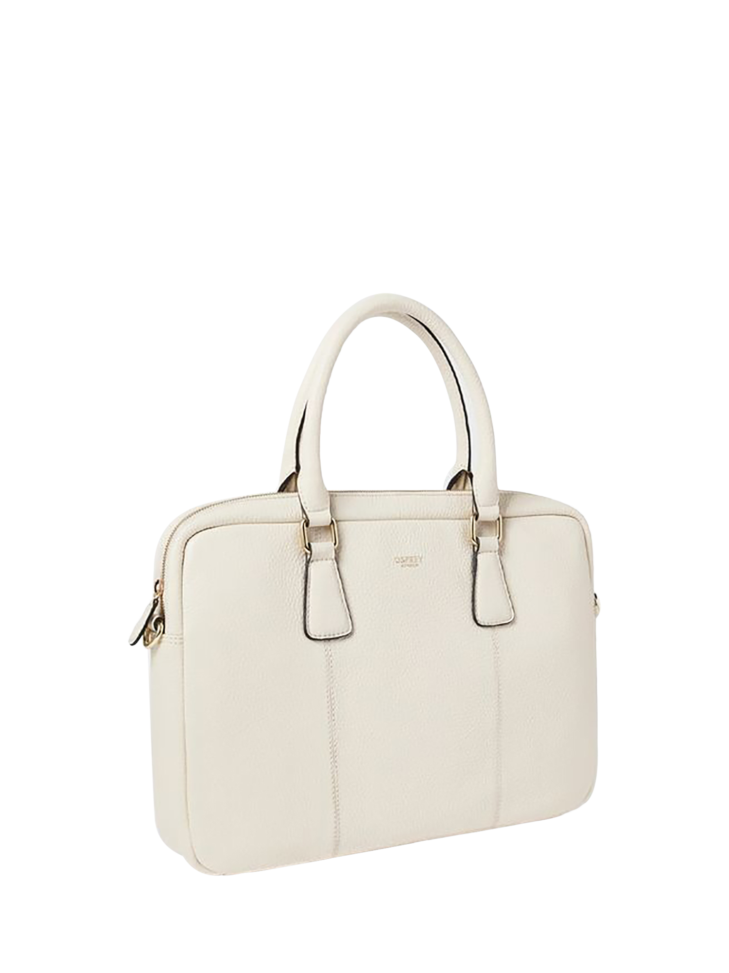 Product image 3 of 5, which shows OSPREY LONDON Adaline Leather Laptop Bag, Dove